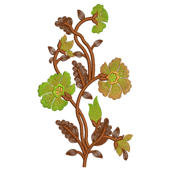 Machine Embroidery Applique Flower Design 26378