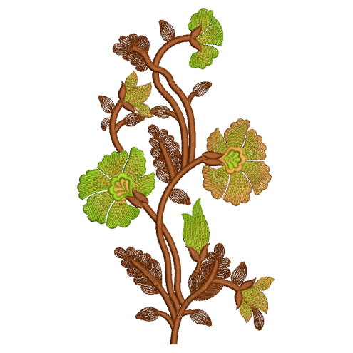 Machine Embroidery Applique Flower Design 26378