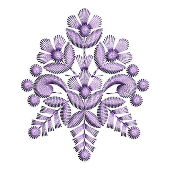 Machine Embroidery Flower Design