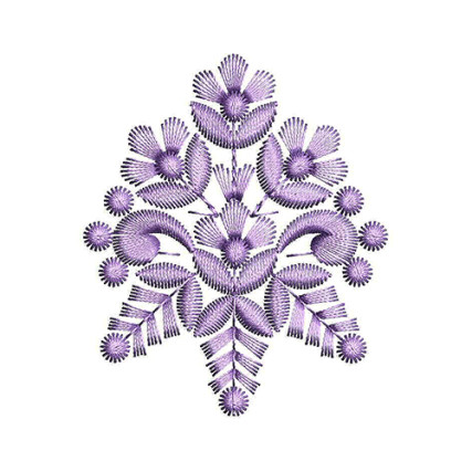Machine Embroidery Flower Design