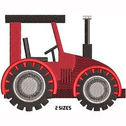 Machine Embroidery Tractor Design