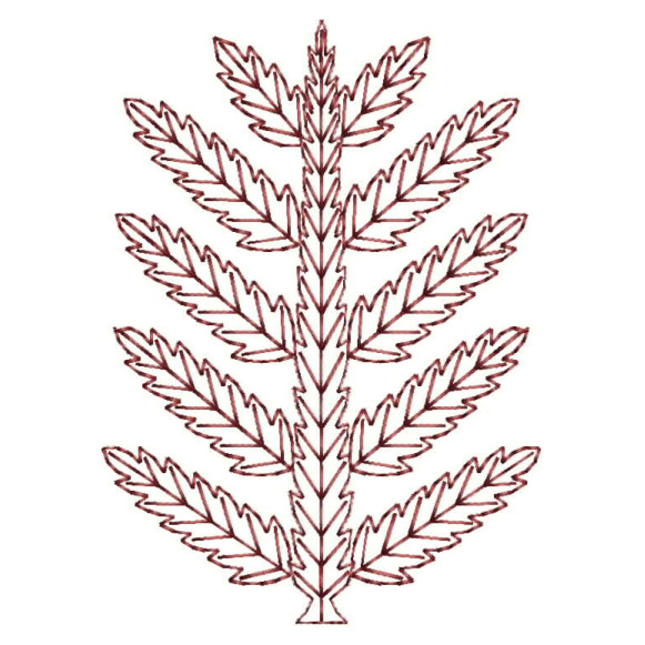 Machine Embroidery Tree Design 26447