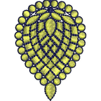 Mekhela Applique Embroidery Design 26287