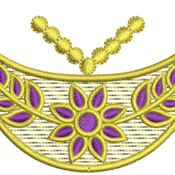 Mekhela Applique Embroidery Design 26290