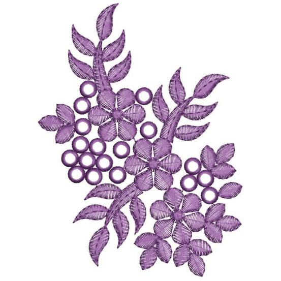 Mirror Work Embroidery Motif Design 26309