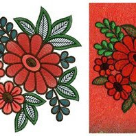 Modern Machine Embroidery Design 13572