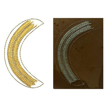 Machine Embroidery Mojari Design