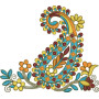 Paisley Decorative Applique Embroidery