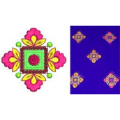 Party Kids Dress Embroidery Patch Design