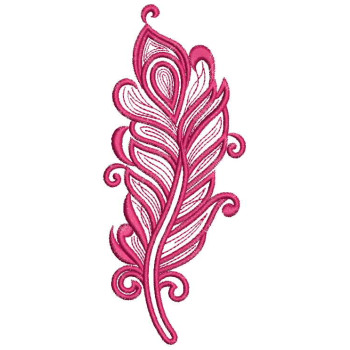 Peacock Feather Embroidery Design