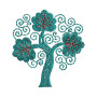 Petite Colorful Tree Embroidery Design