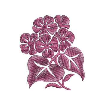 Petite Pink Blush - Floral Cluster Embroidery Design