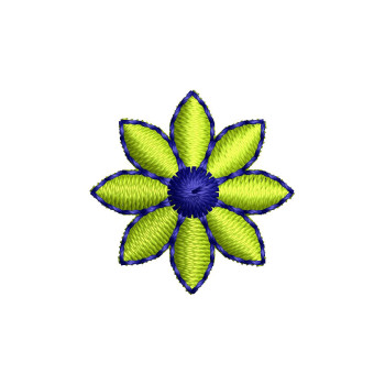 Rocky Mountain Flora Delicate Columbine Embroidery Design 