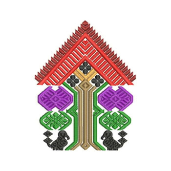 Russian Ornament Vector Royalty Embroidery Design