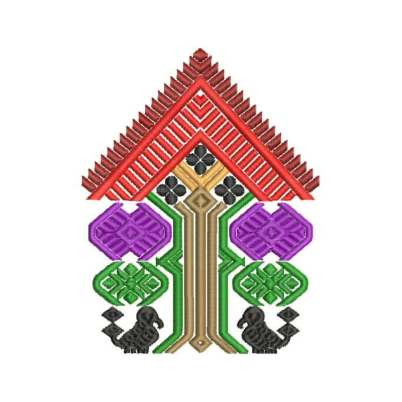 Russian Ornament Vector Royalty Embroidery Design