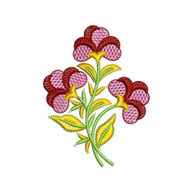 Saree Machine Embroidery Pattern