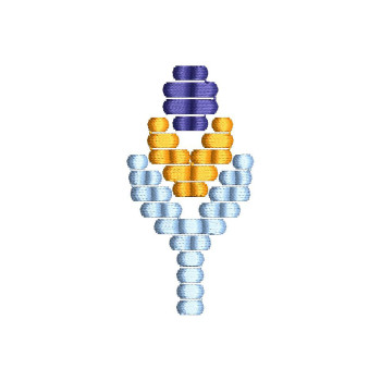  Small Scandinavian Folk Art Embroidery