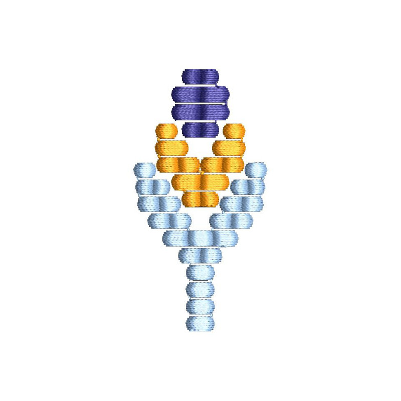  Small Scandinavian Folk Art Embroidery