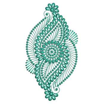 Shower Curtain Embroidery Design
