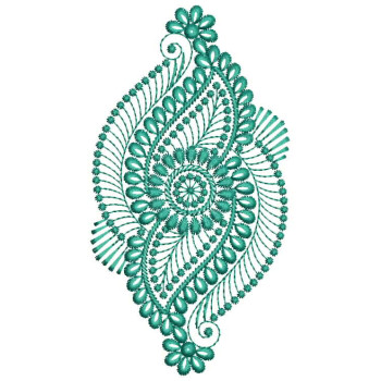 Shower Curtain Embroidery Design
