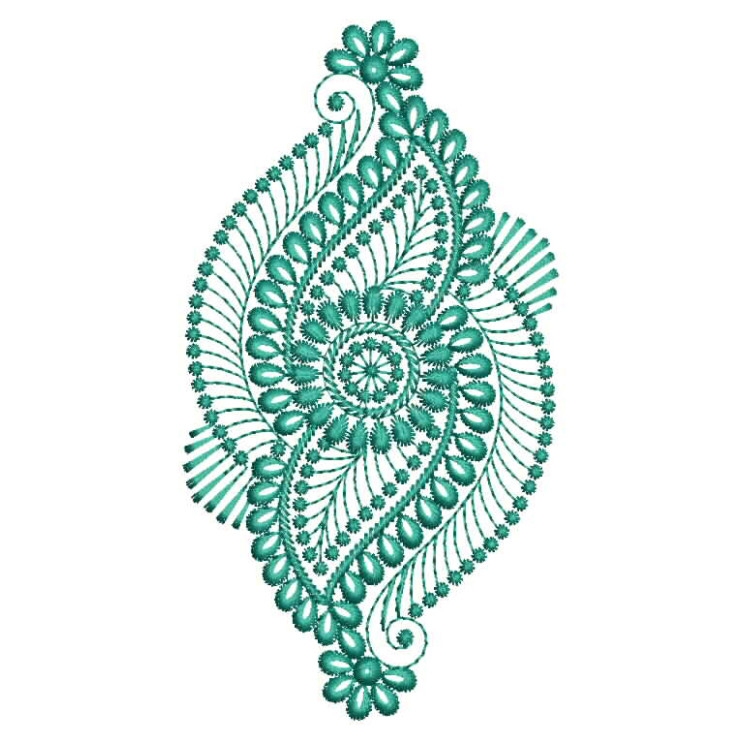 Shower Curtain Embroidery Design