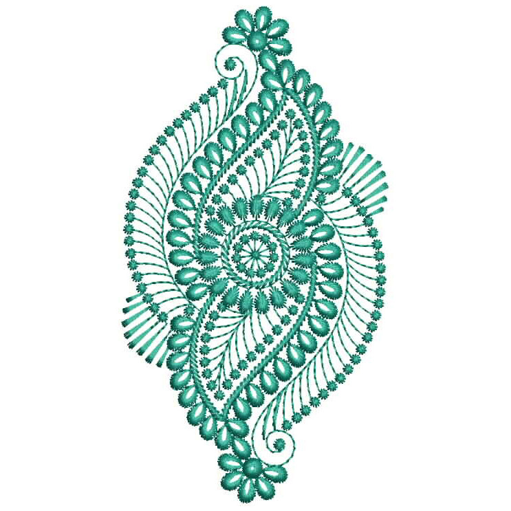 Shower Curtain Embroidery Design
