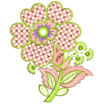 Simple Flower Pattern For Embroidery 26303