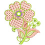 Simple Flower Pattern For Embroidery 26303