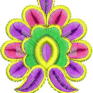 2.20 x 1.85 Inch Applique Embroidery Design