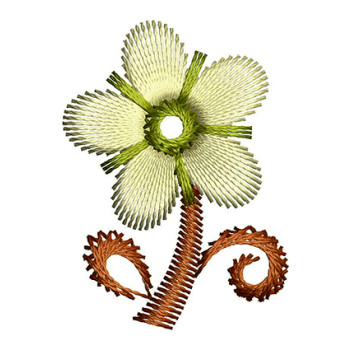 Spring Flower Patch Embroidery
