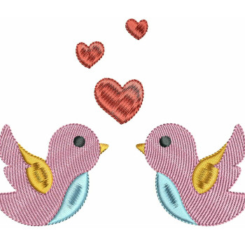 Vintage Bird Embroidery Pattern