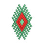 Vintage Asian Diamond Embroidery Design