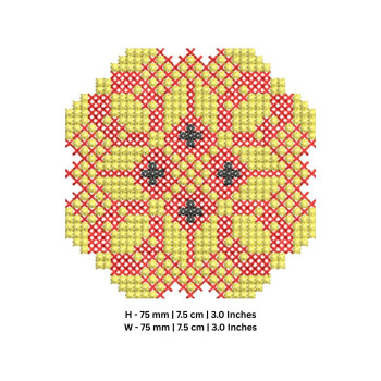 Vyshyvanka Geometric Cross Stitch Embroidery Design