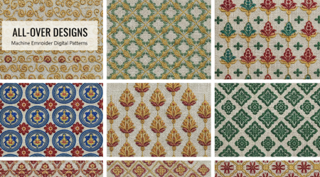 All Over Embroidery Designs