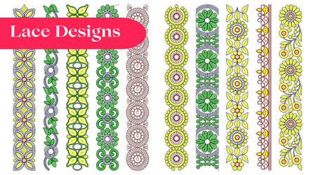 Lace Embroidery Designs