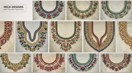 Neck Embroidery Designs