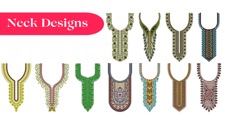 Neck Embroidery Designs