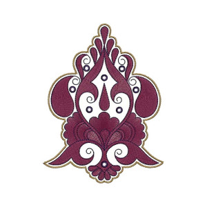 10218 Blouse Embroidery Design