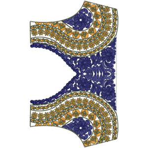 10223 Blouse Embroidery Design
