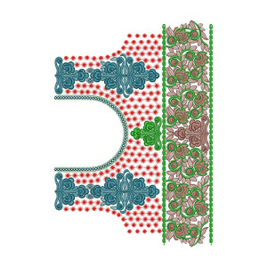 10287 Blouse Embroidery Design