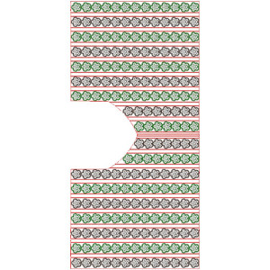 10291 Blouse Embroidery Design