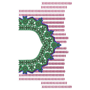 10293 Blouse Embroidery Design