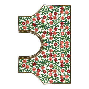 10340 Blouse Embroidery Design