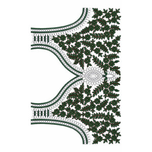 10342 Blouse Embroidery Design