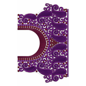 10343 Blouse Embroidery Design