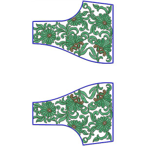 10622 Blouse Embroidery Design