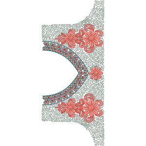 10624 Blouse Embroidery Design