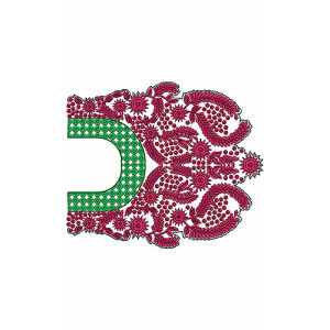 10625 Blouse Embroidery Design