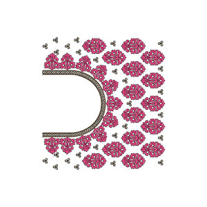 10631 Blouse Embroidery Design