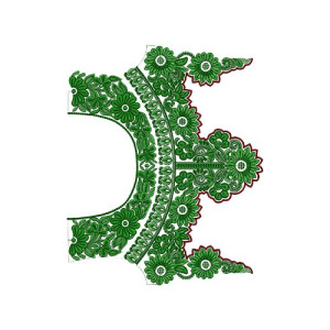 10737 Blouse Embroidery Design